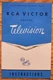 RCA Victor Deluxe Television Instruction Manual #32480-1 1950s