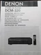 Denon DCM-320 CD Player Owners Manual Original