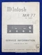 Original McIntosh MR77 / Service Information Manual