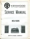VINTAGE KENWOOD SERVICE MANUAL AM/FM STEREO COMPACT KS-505