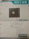 SONY BSR C-141R Turntable Service Manual Original