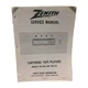 ZENITH &reg; TR27 Service Manual - 8 Track Tape Player - Models 169-458 169-473