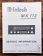 Mcintosh MX-112 MX112 Preamp / Preamplifier  Service Manual *Original* #3