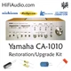 Yamaha CA-1010 rebuild restoration recap upgrade kit repair filter capacitor