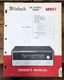 McIntosh MR-67 Tuner Owners / User Manual *Original*
