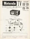 Motorola TV Convertor Service Manual Models TC-101, TC-101B Super-Strata-Tuner 