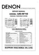 Service manual for Denon UD-M10