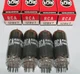 4 RCA 12BV7 NOS/NIB - TESTED - (1959) DATE CODES - 12BY7A w/gm LOWERED TO 12mS