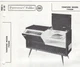 1958 TONFUNK 7046M CONSOLE Stereo Record Player RADIO Photofact MANUAL FM BC SW