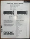 Onkyo TX-SV424 8410R Tuner Amplifier Service Manual Original