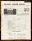 Sharp SG-45 CP-45 Radio / Stereo System Service Manual *Original*
