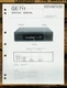 Kenwood GE-711 Graphic Equalizer  Service Manual *Original*