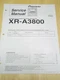 Pioneer Service Manual~XR-A3800 CD Cassette Receiver~Original~Repair
