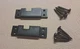 2x Turntable Dust Cover Hinge Bracket Brackets Back Plate Plates - PIONEER PL-5