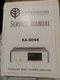 KENWOOD KA-8044 Amplifier Service Manual Original