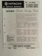 Hitachi VT-2600a/2605a vt-2700a/2805A Video Cassette Recorder Service Manual