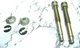BSR ACCUGLIDE XR50 TURNTABLE - TRANSPORT SCREWS - PAIR - PARTING OUT