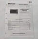 OEM Sharp Service Manual for Microwave Oven Models R-4A88/R-RA98 VTG Electronics