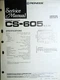 Pioneer CS-605 G E US Service Manual  Speaker System Photocopy