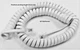 2-Pack Bright White 9Ft GE / Thomson Handset Cord Phone Pro Series 1-2-3 Line