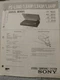 SONY PS-LX40 PS-LX40P PS-LX43P PS-LX44P Turntable Service Manual Original