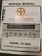 KENWOOD TK-500 Receiver Service Manual Original HSQ