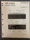 Kenwood KR-A4020 Service Manual [Original w/Schematics, Diagrams, Part List]