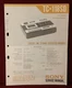 Sony Model TC-118SD Stereo Cassette-Corder ~ Service Manual 