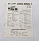 OEM Sharp Service Manual QT-19S QT-19R AM/FM Radio Cassette Player Boombox VTG
