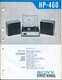 Sony Model HP-460 Stereo Music System Service Manual