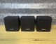 Lot of 3 Single Bose Acoustimass 6 Series III Cube Speakers Black