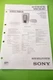 Service Manual Guide For Sony SA-VE702, SA-VE705, SA-WMS7, SS-MS7, ORIGINAL
