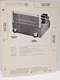 Vintage Howard Sams Photofact Folder Radio Parts Manual David Bogen Model FM801