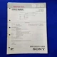 SONY WM-AF65 Service Manual Original Paper OEM Repair Guide - USA