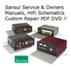 Sansui Service Manuals Brochures Magazines Schematics Collection Computer DVD !!