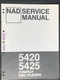 NAD 5420 5425 CD Player Service Manual Original