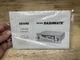 Vintage Sears Dashmate Owner's Manual Stereo Cassette Player AM/FM 260.500280