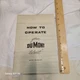 c1950 DuMont Teleset Model RA-164/165 Operating Instruction Manual