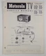 1950s MOTOROLA TC-101 UHF Converter SERVICE PHOTOFACT FOLDER original document