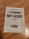 Fisher MT 6320 Turntable Service Manual repair