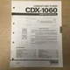Original Yamaha Service Manual for the CDX-1060 CD Player Repair
