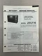 Sharp 25LT16 Original Service Manual Free Shipping