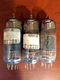 3 SET 12BY7A RCA Black Plate Tubes TESTED 12BY7 12BV7 12DQ7 RED LETTER TEKTRONIX
