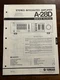 Yamaha A-28D Stereo Integrated Amplifier Amp Service Manual Original Genuine OEM