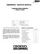 Service Manual Guide For ONKYO A-8800