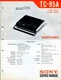 Sony TC-95A Cassette-Corder Service Manual