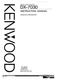 Kenwood DX-7030 Tape Deck Owners Instruction Manual