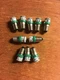 (10)SCREW BASE 6V-8V GREEN LED LAMPS ,SX-9000,SX-1500TD,SX-2500 Pioneer BULBS