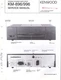 Original Kenwood KM-896/996 Stereo Power Amplifier Service Manual