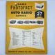 Sams Photofact Auto Radio Series Vol 27 November 1964 AR-27 Automatic Blaupunkt